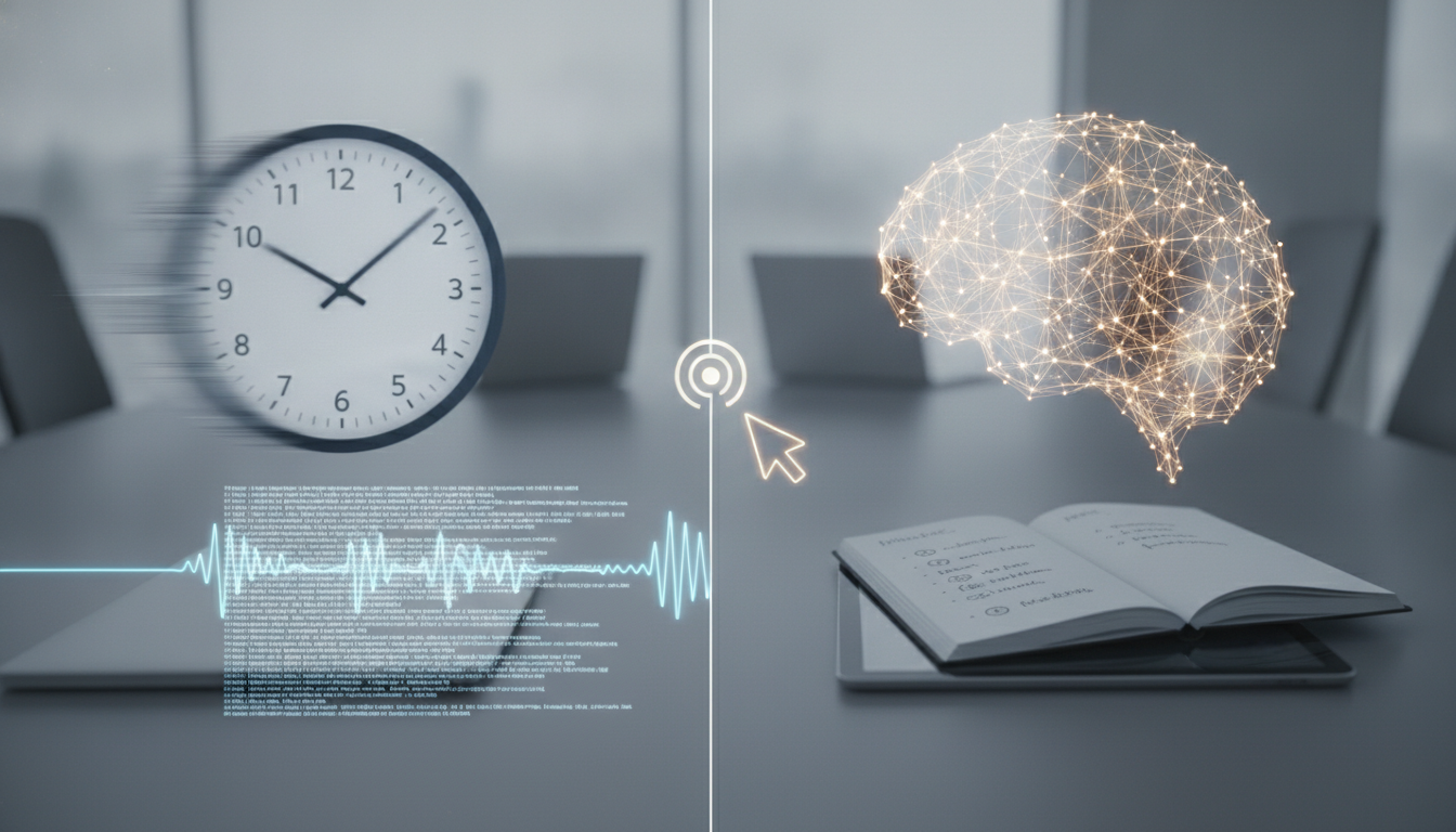 Choosing Between Minutes and Notes: A Decision Framework